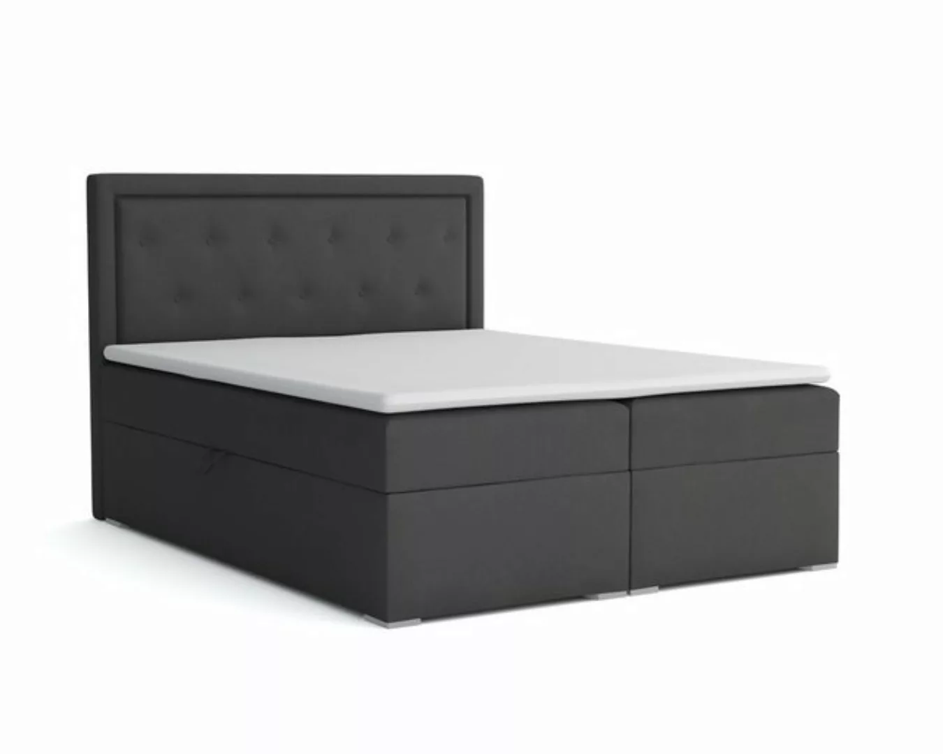 Deine Möbel 24 Boxspringbett PABLO Boxspring Komplettbett Polsterbett Bonel günstig online kaufen