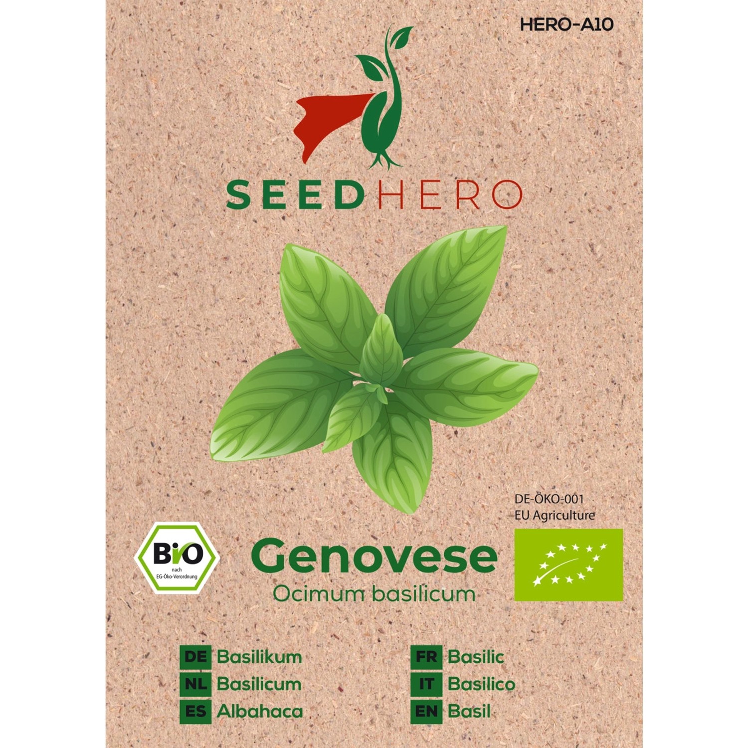 Seedhero BIO Basilikum Genovese Samen günstig online kaufen