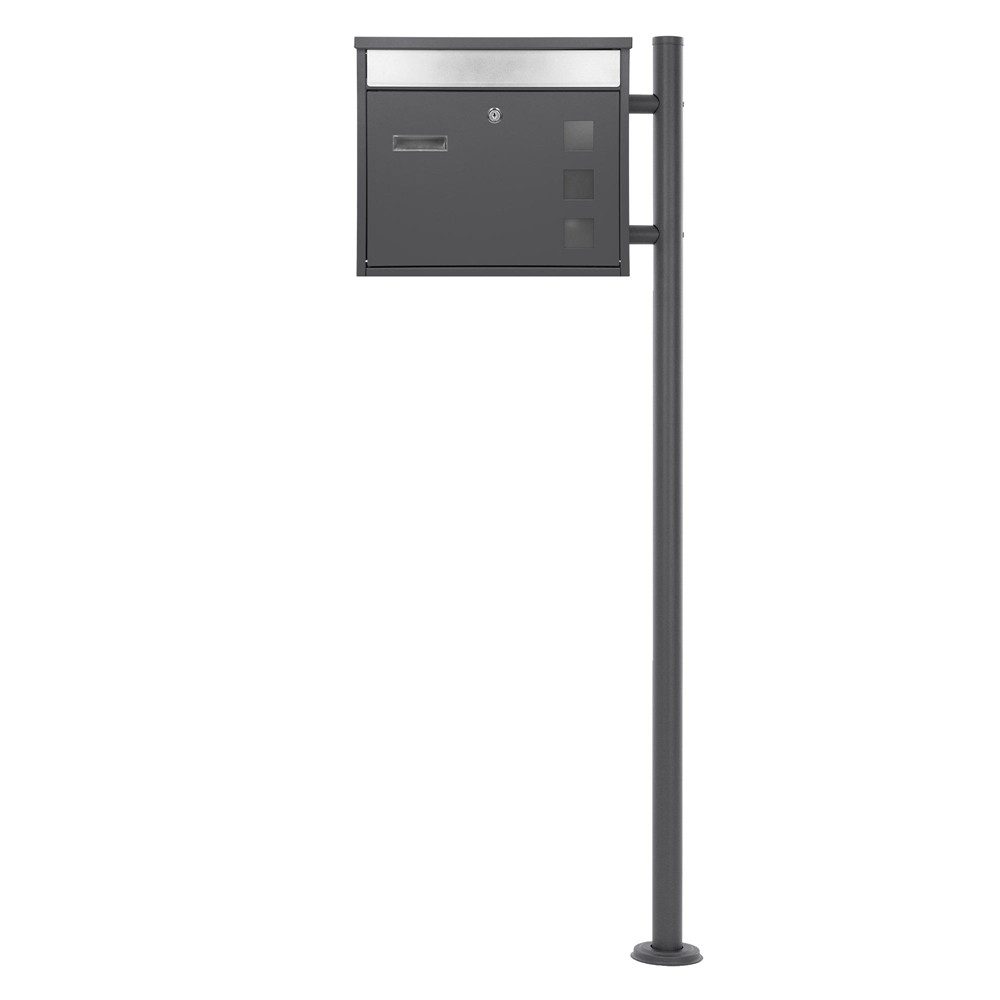 ML-DESIGN Standbriefkasten Briefkasten Postkasten mit Zeitungsfach, günstig online kaufen