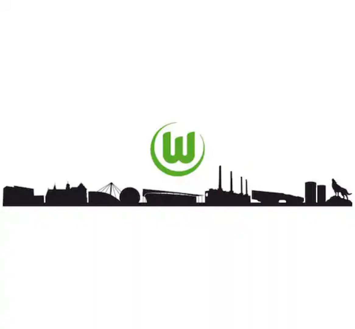 Wall-Art Wandtattoo "VfL Wolfsburg Skyline mit Logo", (1 St.), selbstkleben günstig online kaufen