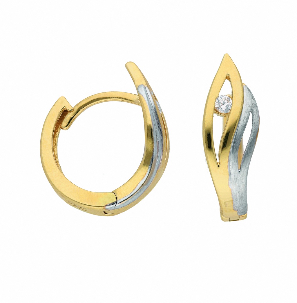 Adelia´s Paar Ohrhänger "Damen Goldschmuck", 333 Gold Goldschmuck für Damen günstig online kaufen