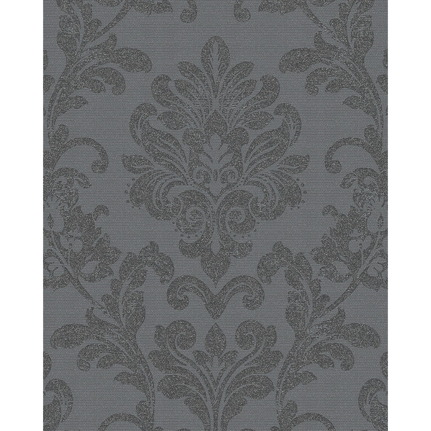 Marburg Vliestapete Floral Royal Schwarz-Silber 10,05 m x 0,53 m FSC® günstig online kaufen