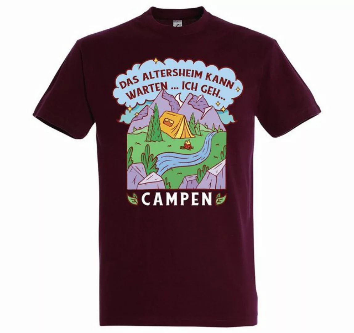 Youth Designz T-Shirt "Das Altersheim Kann Warten, Ich Geh Campen" Herren T günstig online kaufen