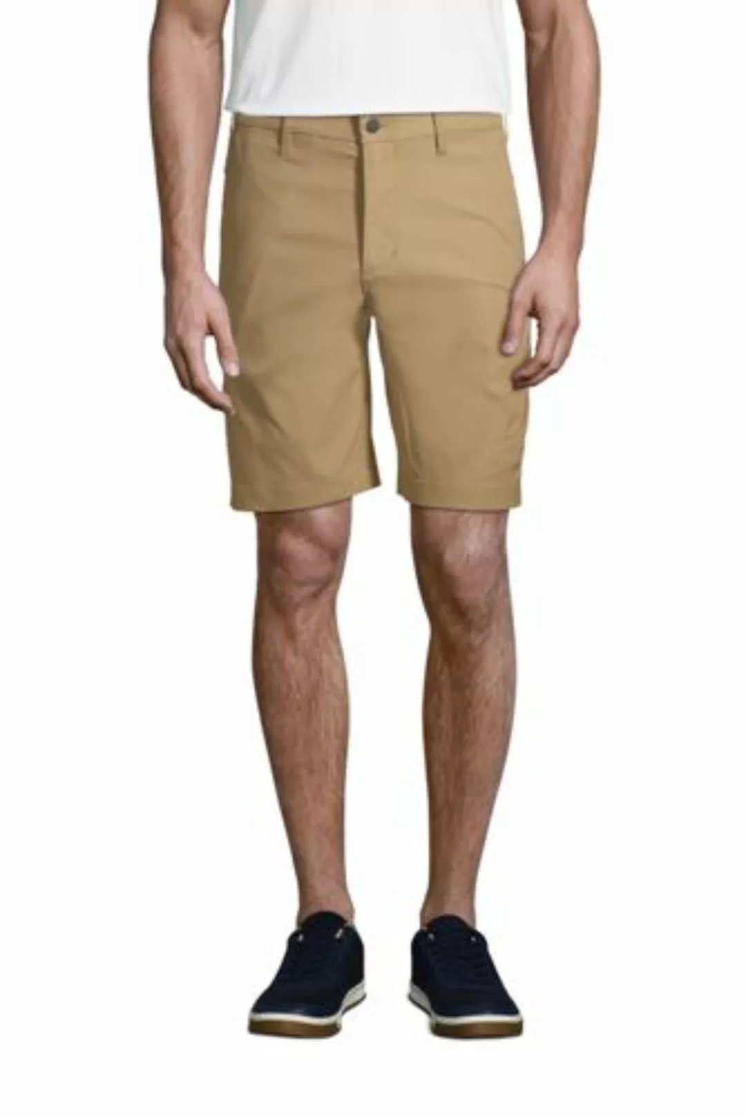 Performance Chino-Shorts, Herren, Größe: M Normal, Beige, Polyester, by Lan günstig online kaufen