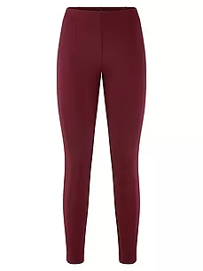 Knöchellange Jersey-Hose Passform Sylvia Peter Hahn rot günstig online kaufen