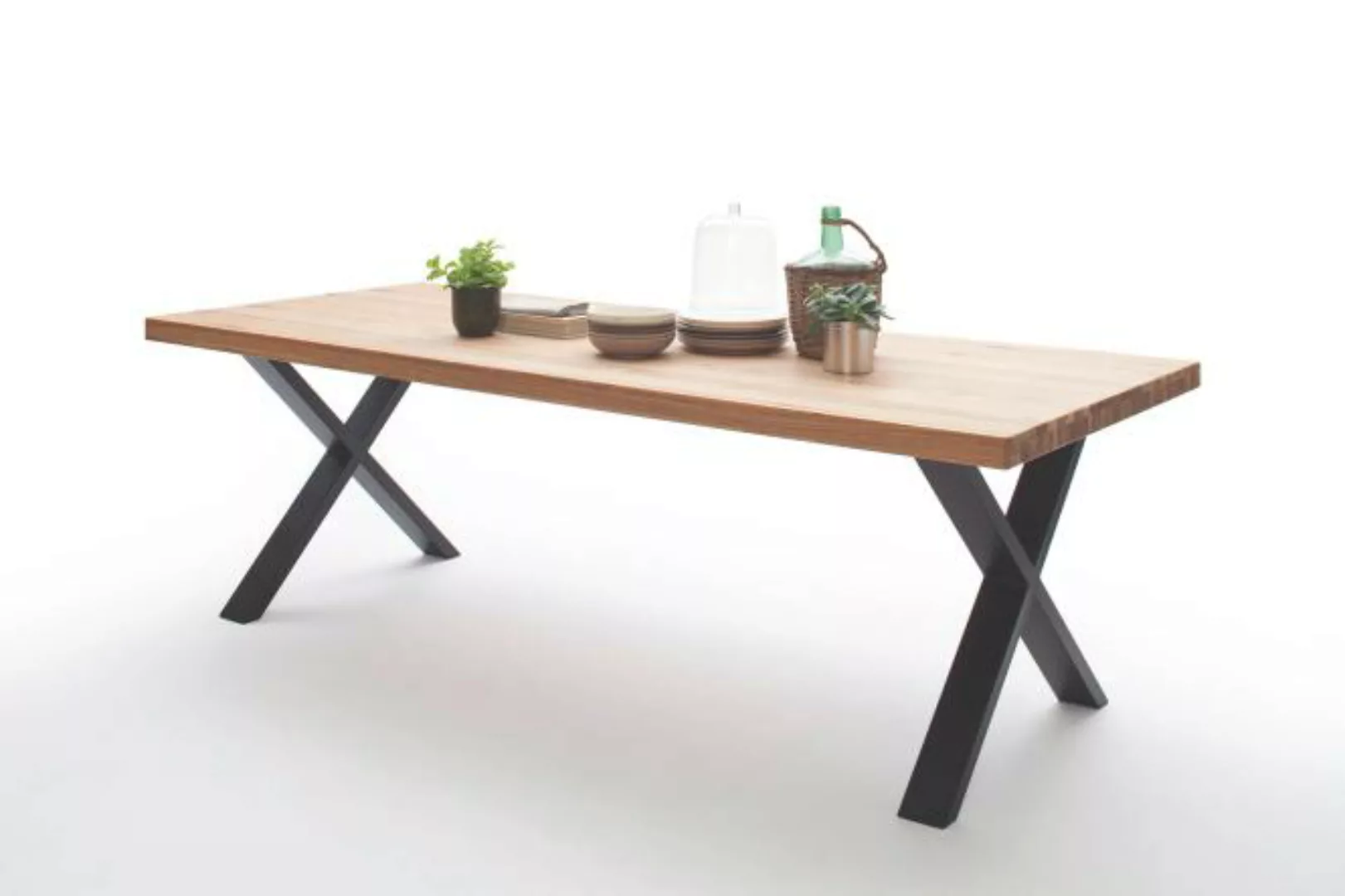 Tischplatte massiv 180x100 TIM von Elfo Möbel Eiche geölt günstig online kaufen