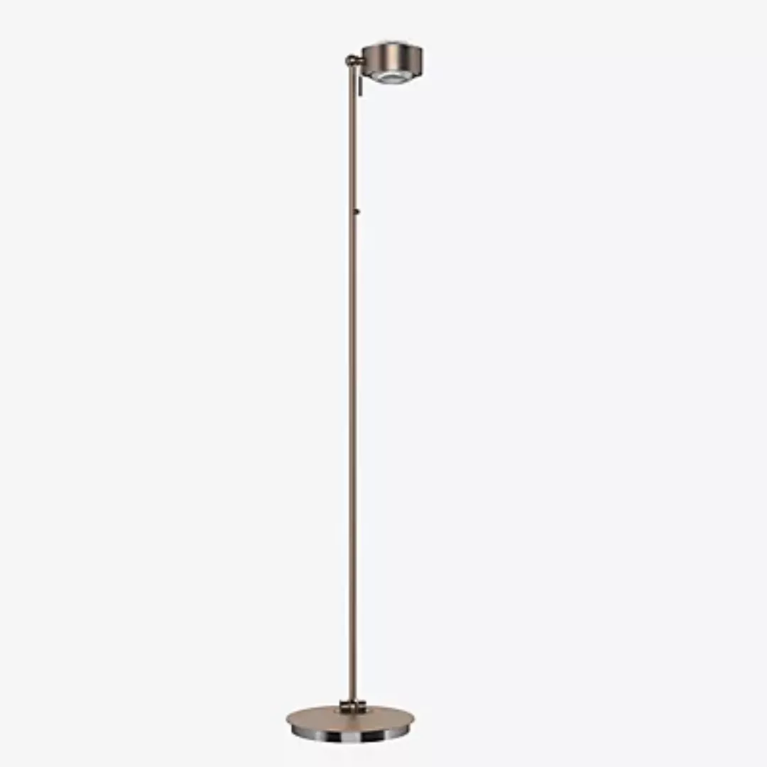 Top Light Puk Maxx Floor Mini Single Stehleuchte LED, nickel matt - Linse k günstig online kaufen