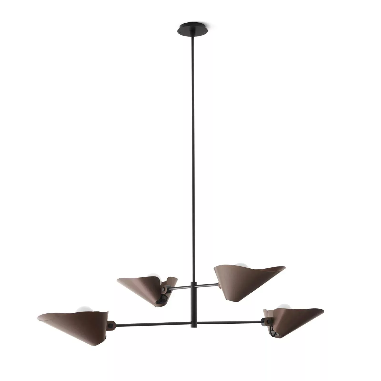 &TRADITION Hängeleuchte Bonnet SC93, bronze, Höhe 140 cm günstig online kaufen