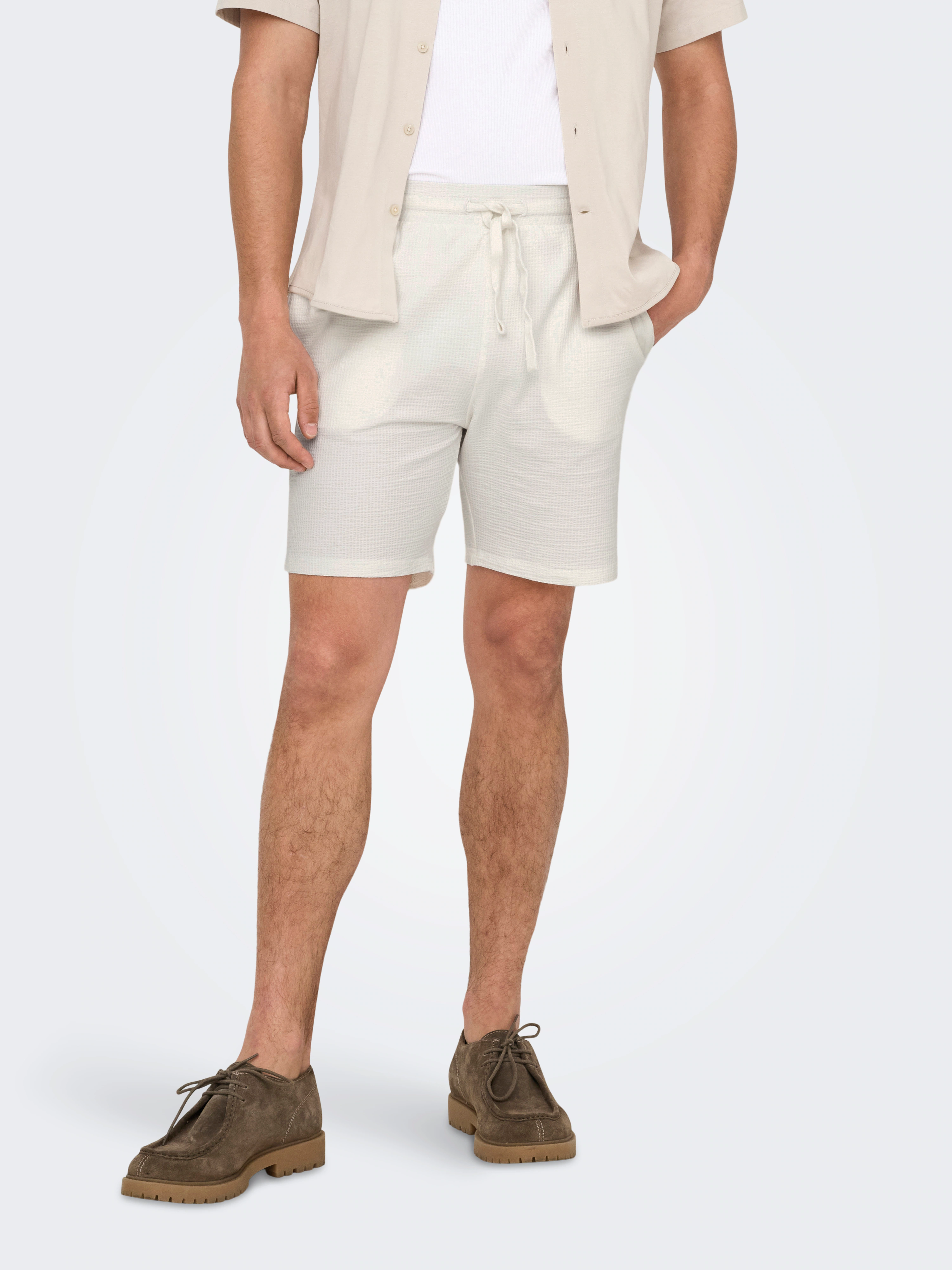 ONLY & SONS Shorts "ONSKIAN LIFE REG SEERSUCKER SHORTS NOOS" günstig online kaufen