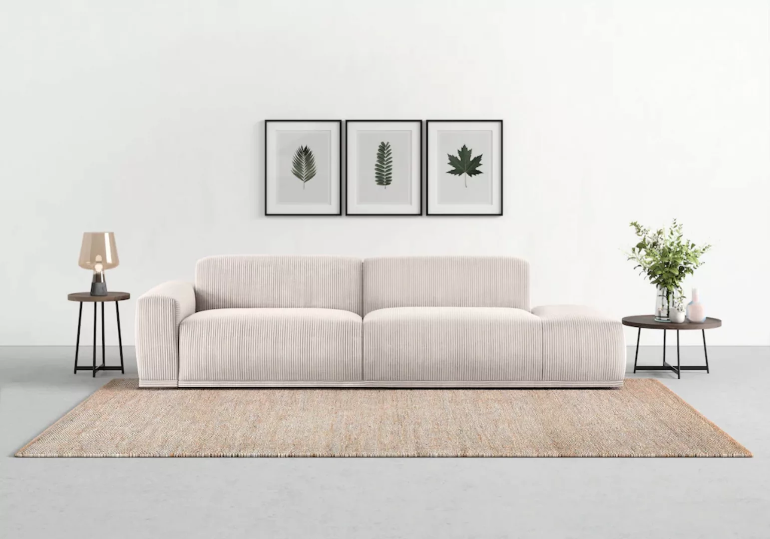 TRENDMANUFAKTUR Big-Sofa "Braga, mit hochwertigem Kaltschaum, Megasofa, in günstig online kaufen