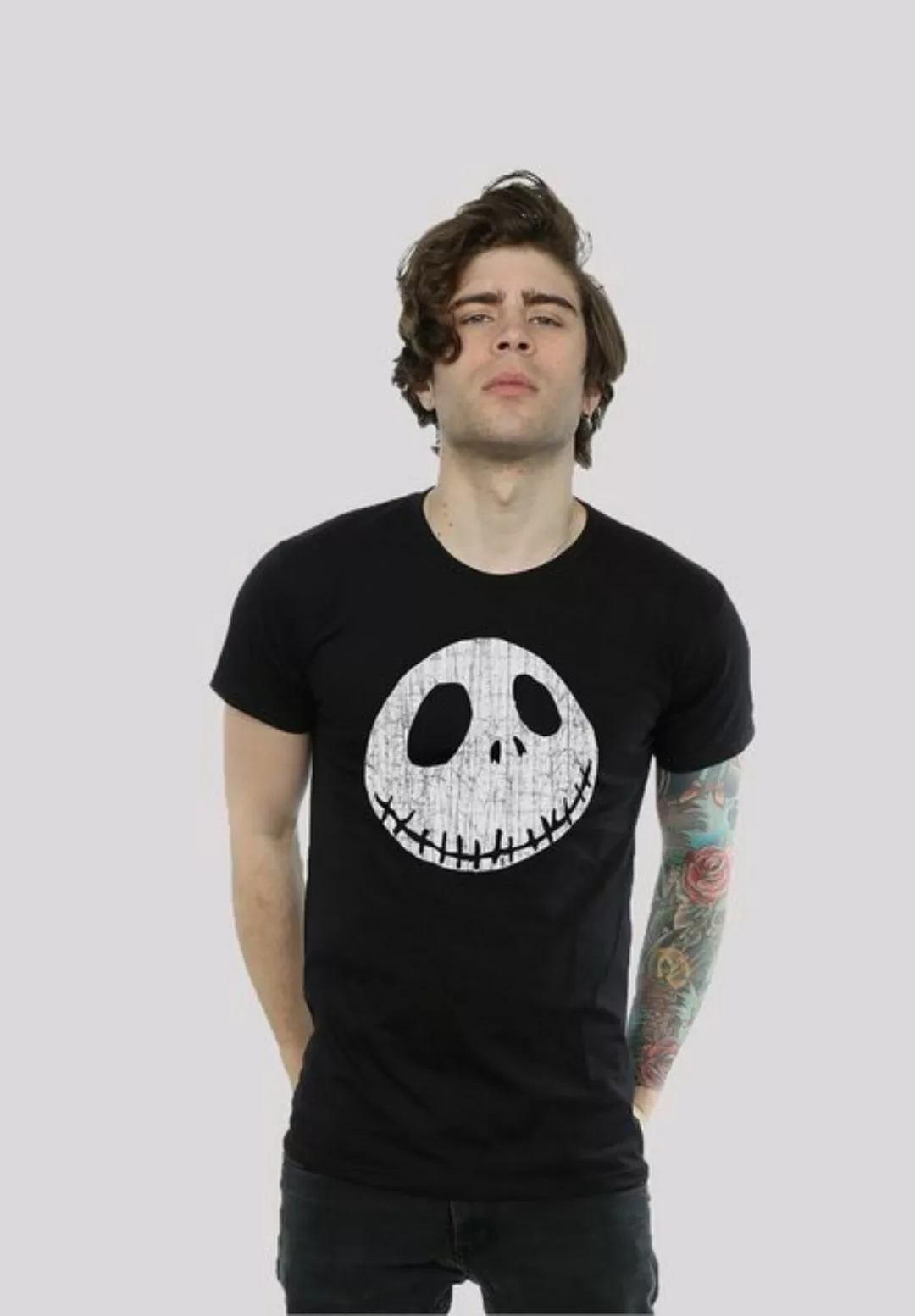 F4NT4STIC T-Shirt Disney The Nightmare Before Christmas Jack Cracked Face P günstig online kaufen