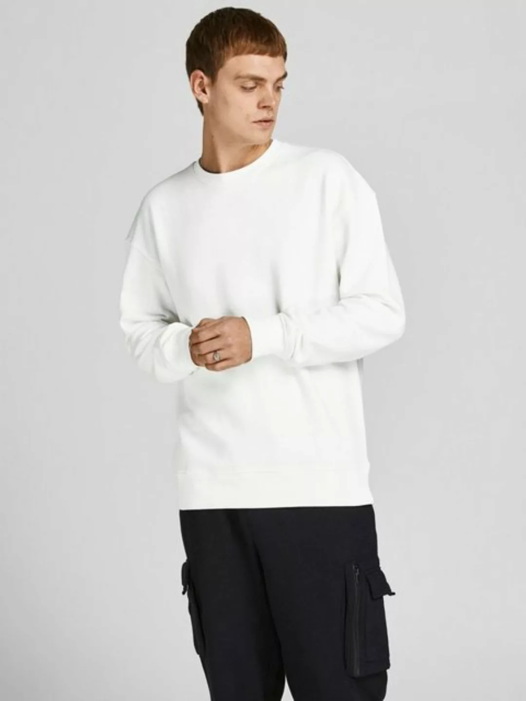 Jack & Jones Herren Sweatshirt JJESTAR BASIC - Relaxed Fit günstig online kaufen