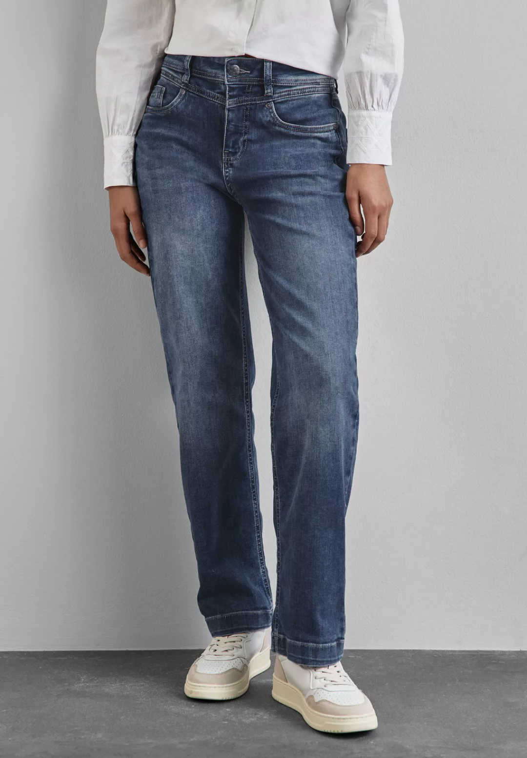 STREET ONE Gerade Jeans, High Waist günstig online kaufen