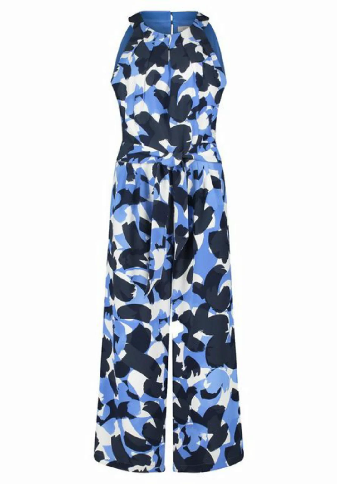 Betty&Co Jumpsuit Overall Lang ohne Arm, Blue/ Dark-Blue günstig online kaufen