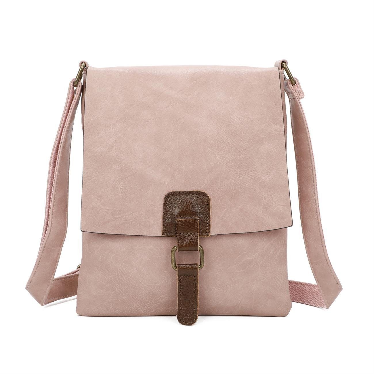ITALYSHOP24 Schultertasche Damen Tasche Shopper Messenger günstig online kaufen