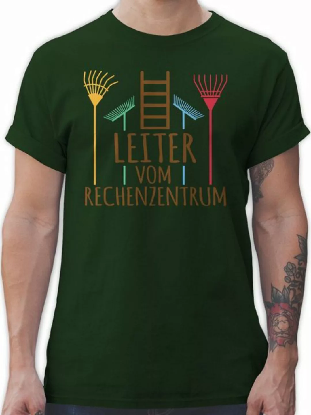 Shirtracer T-Shirt Leiter vom Rechenzentrum dunkel Herren & Männer Geschenk günstig online kaufen