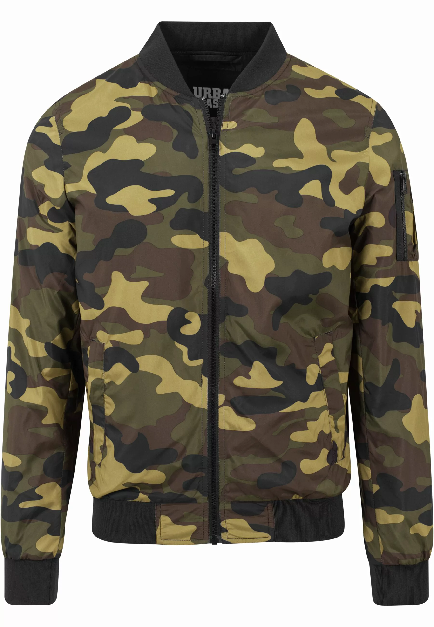 URBAN CLASSICS Allwetterjacke "Urban Classics Herren Light Camo Bomber Jack günstig online kaufen