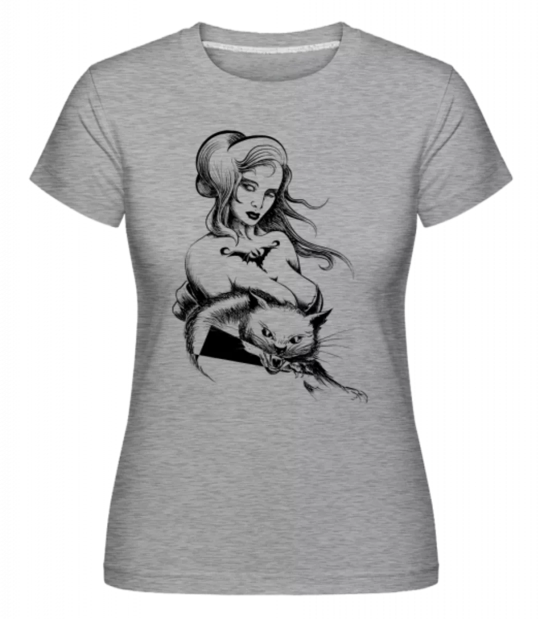Gothic Cat Wife · Shirtinator Frauen T-Shirt günstig online kaufen