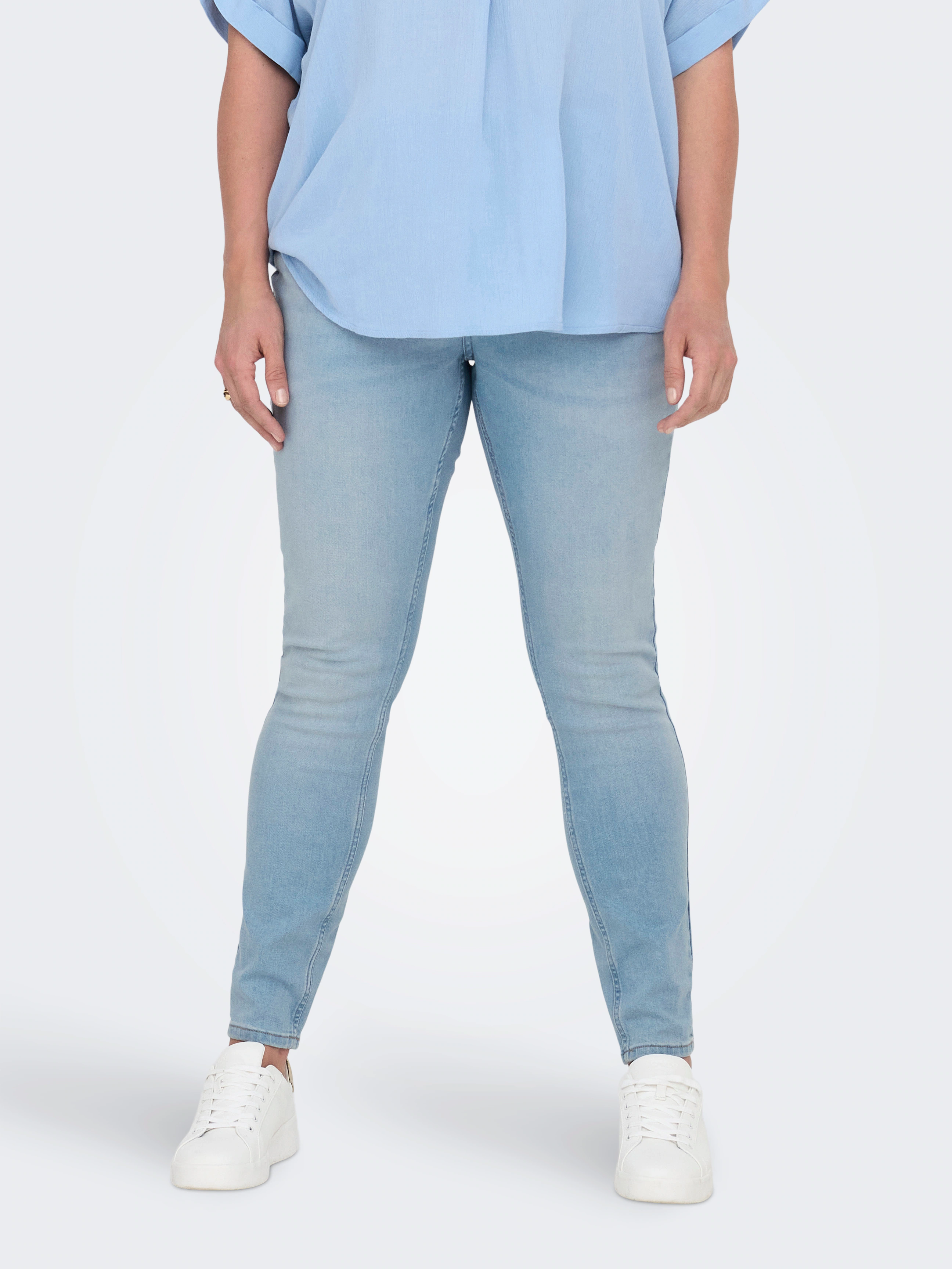 ONLY CARMAKOMA High-waist-Jeans "CARANNA HW SKINNY ANK DNM ANA NOOS" günstig online kaufen