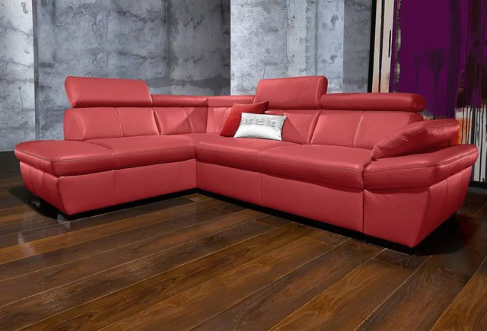 exxpo - sofa fashion Ecksofa Salerno, klassisch modernes Funktionssofa, hoh günstig online kaufen