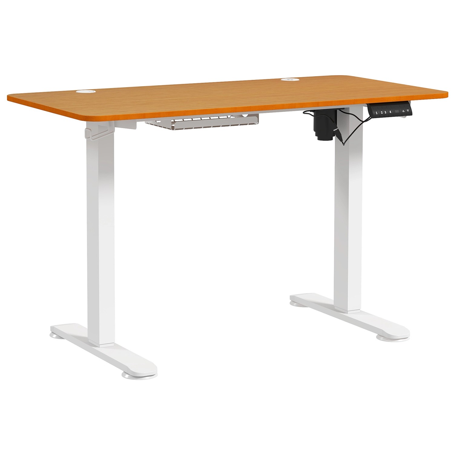 Vinsetto Höhenverstellbarer Schreibtisch 120 x 60cm mit 3 Memory-Steuerung günstig online kaufen
