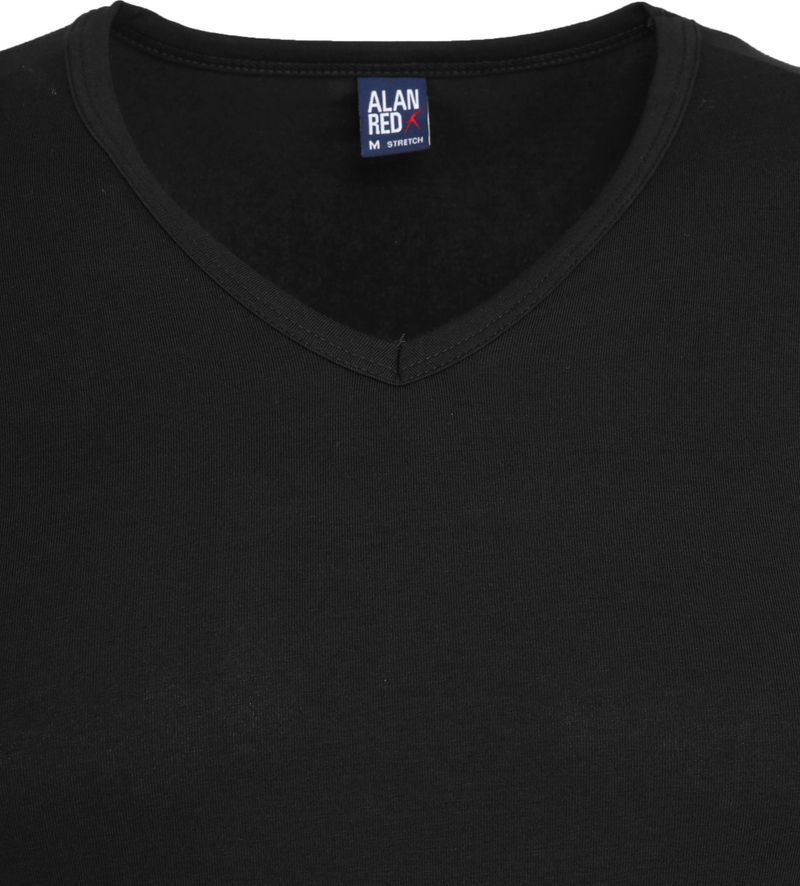Alan Red Oklahoma Stretch T-Shirt Schwarz (2er-Pack) - Größe M günstig online kaufen