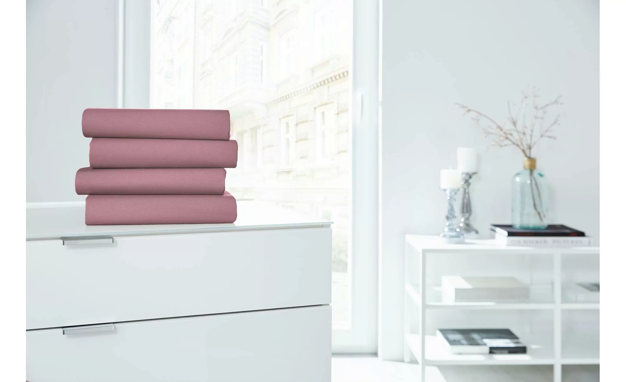 Primera Spannbettlaken »Elasthan-Feinjersey«, PREMIUM, aus 95% gekämmter Ba günstig online kaufen