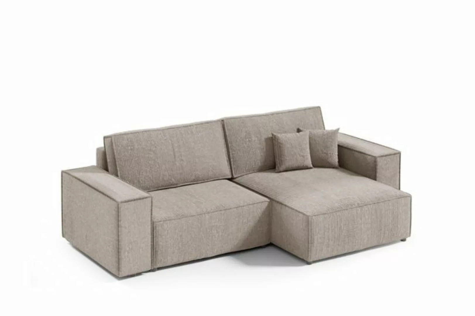 Compleo Ecksofa BOSTON MINI, Schlaffunktion mit Liegefläche 135 x 200 cm, B günstig online kaufen