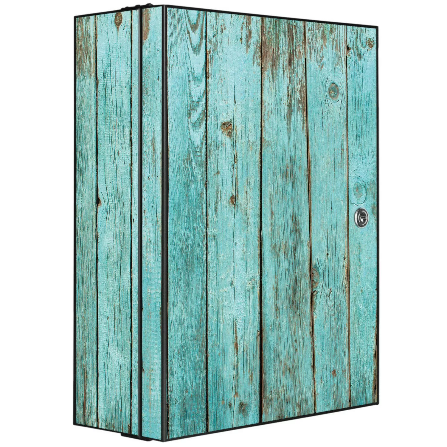 Banjado XXL Medizinschrank Abschliessbar 35x46x15cm Arzneischrank Anthrazit günstig online kaufen