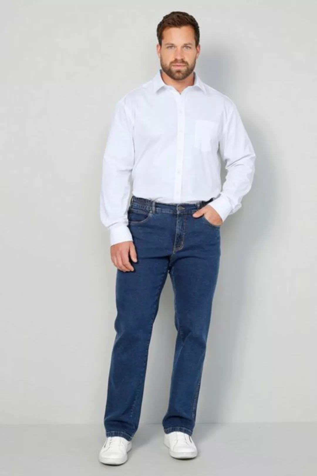 Boston Park 5-Pocket-Jeans Boston Park Jeans Stretchkomfort Straight Fit günstig online kaufen