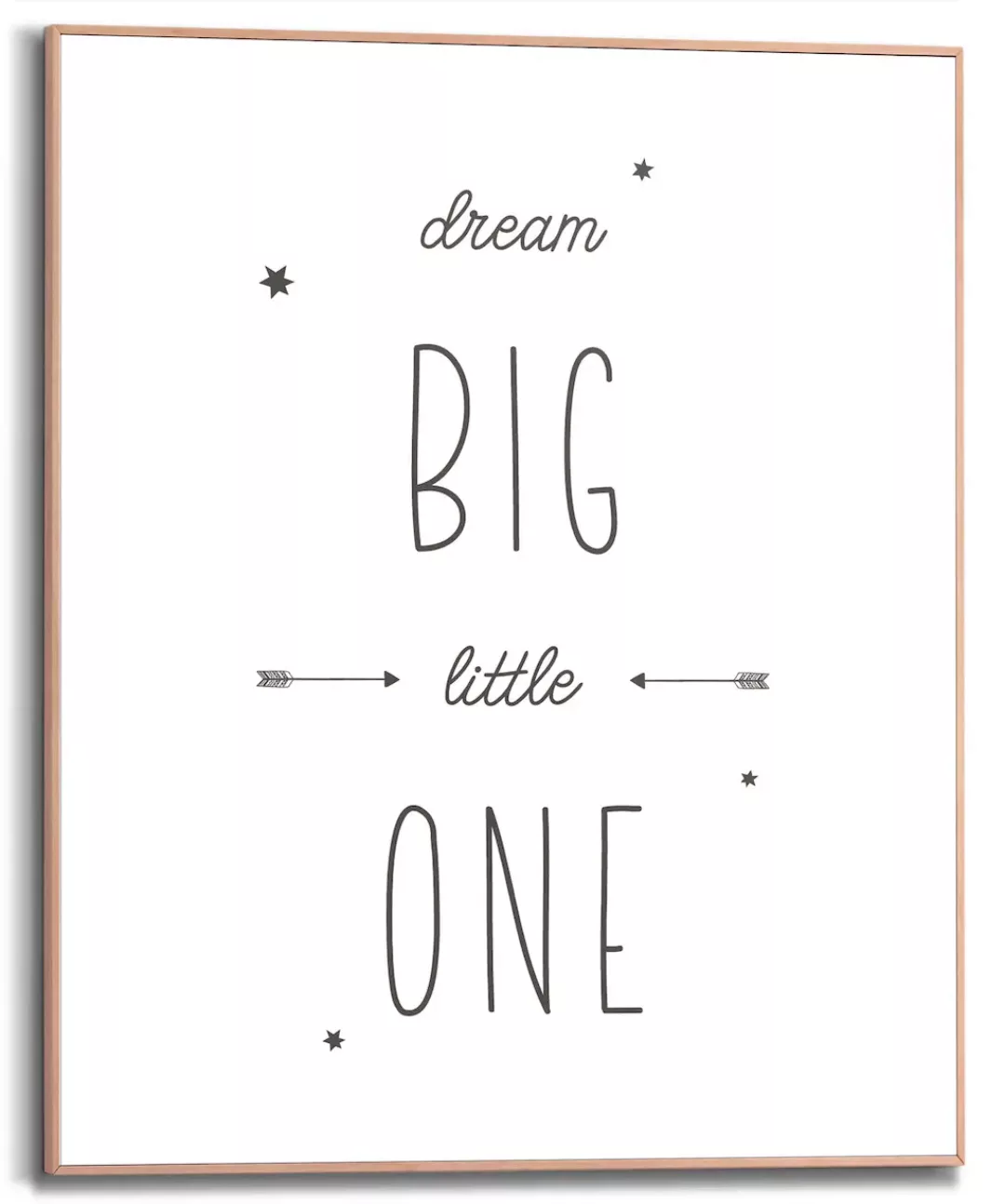 Reinders Bild mit Rahmen "Dream Big Little One", (1 St.) günstig online kaufen