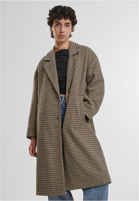 URBAN CLASSICS Kurzjacke Ladies Oversized Plaid Coat günstig online kaufen