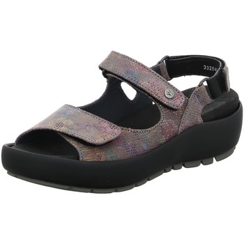 Wolky  Sandalen Sandaletten Rio Flowerpoint suede TAUPE 0332545-150 günstig online kaufen