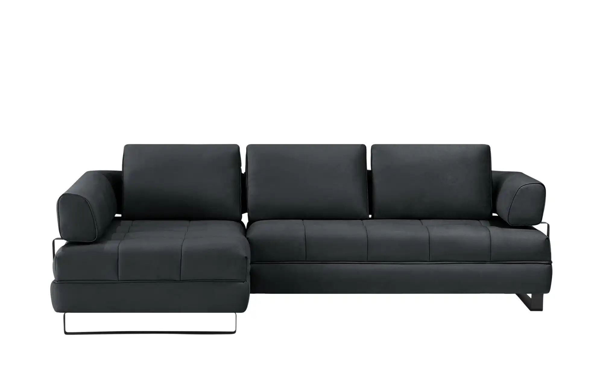 switch Ecksofa in Lederoptik Havana ¦ schwarz ¦ Maße (cm): B: 272 H: 89 T: günstig online kaufen