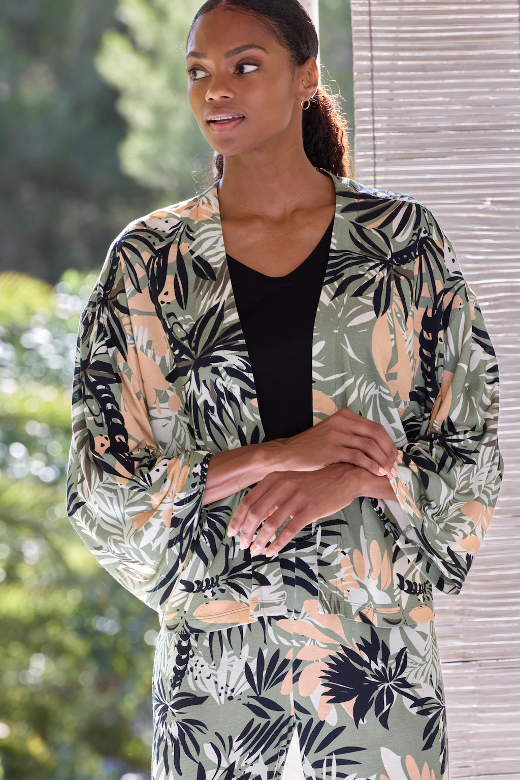 LASCANA Kimono, mit Allover-Druck günstig online kaufen