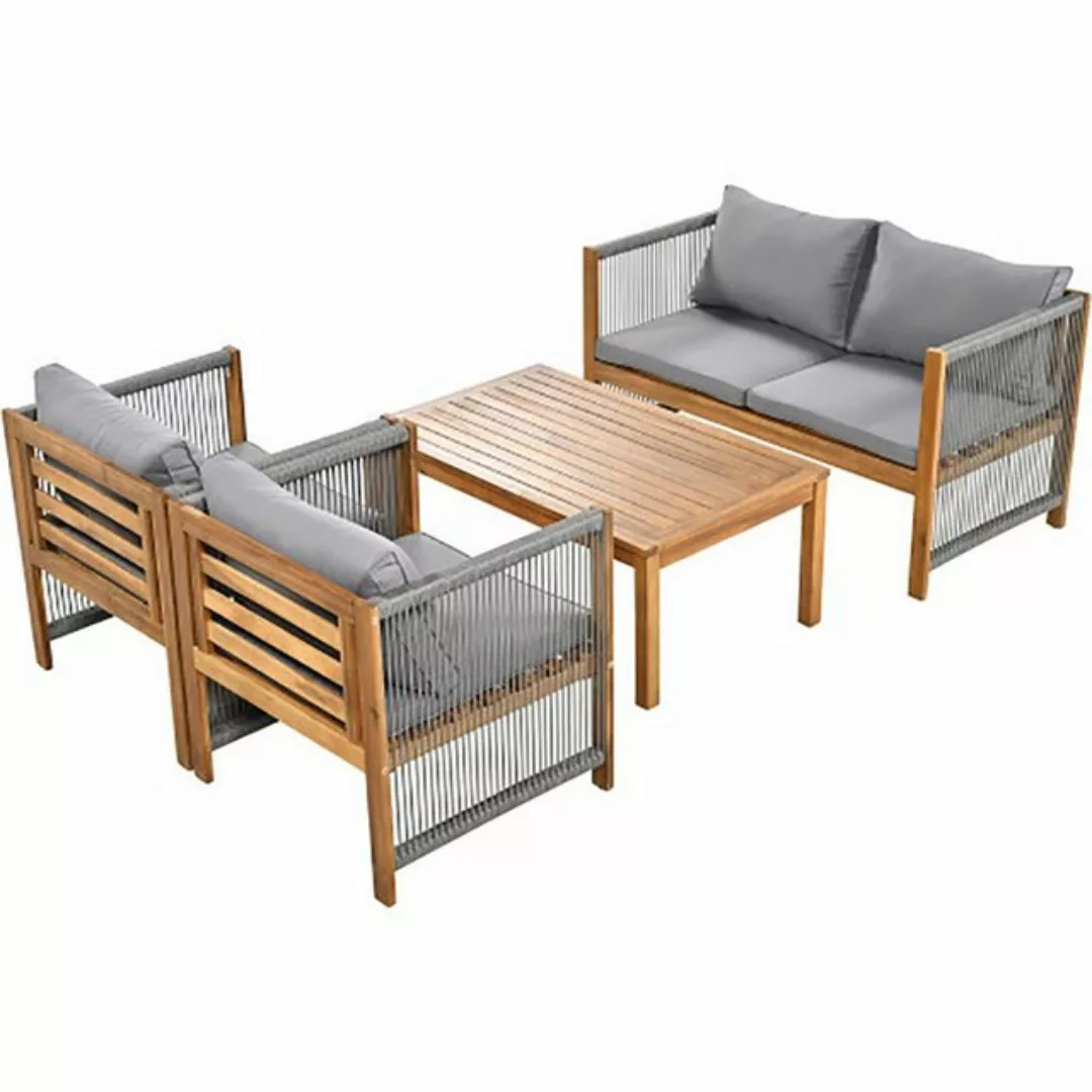 DOTMALL Big-Sofa Lounge-Set, Gartenmöbel-Set, mit bequemen Kissen, Sitzgrup günstig online kaufen