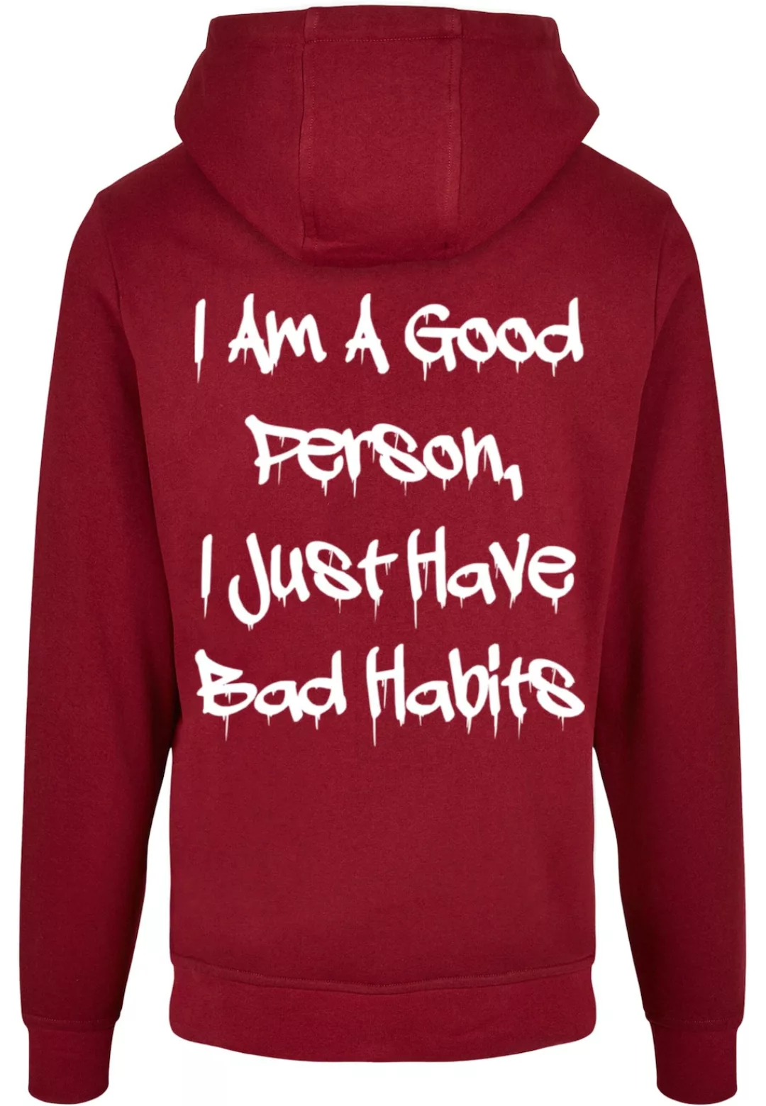 Merchcode Kapuzensweatshirt "Merchcode Herren Bad Habits Basic Hoody" günstig online kaufen