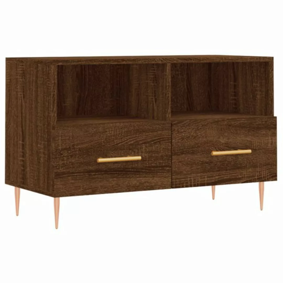 VidaXL TV-Schrank Braun Eichen-Optik 80x36x50 cm Holzwerkstoff  Modell 3 günstig online kaufen