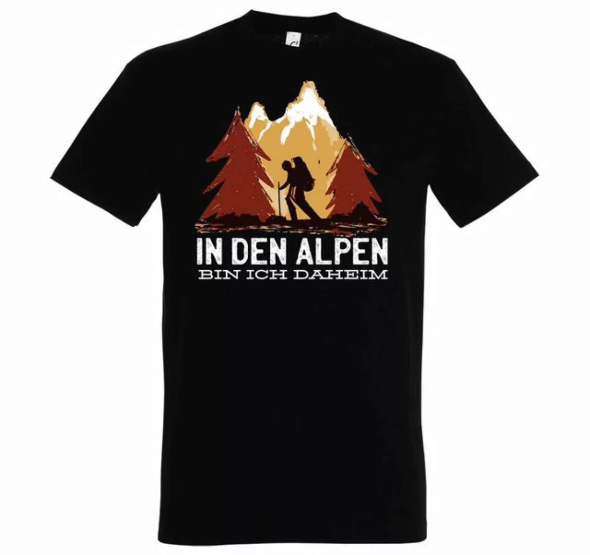 Youth Designz T-Shirt In Den Alpen Bin Ich Daheim Herren Shirt mit trendige günstig online kaufen