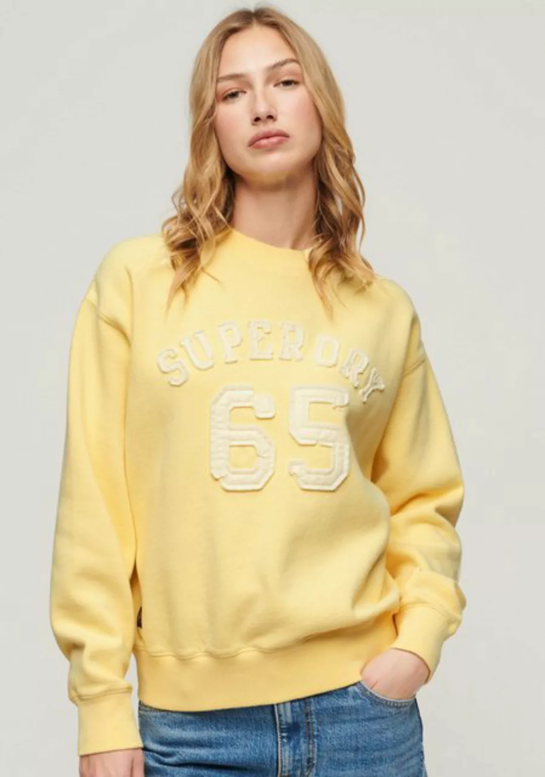 Superdry Sweatshirt APPLIQUE ATHLETIC LOOSE SWEAT günstig online kaufen
