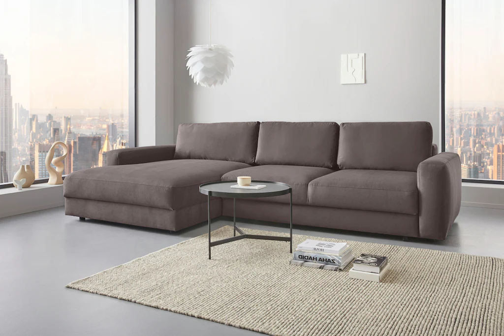 Places of Style Ecksofa "Bloomfield, L-Form", wahlweise mit Bettfunktion un günstig online kaufen