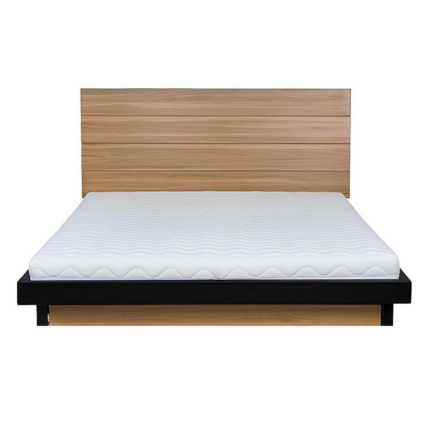 Xlmoebel Bett Doppelbett aus Eiche in 120x200 cm mit massivem Bettgestell - günstig online kaufen