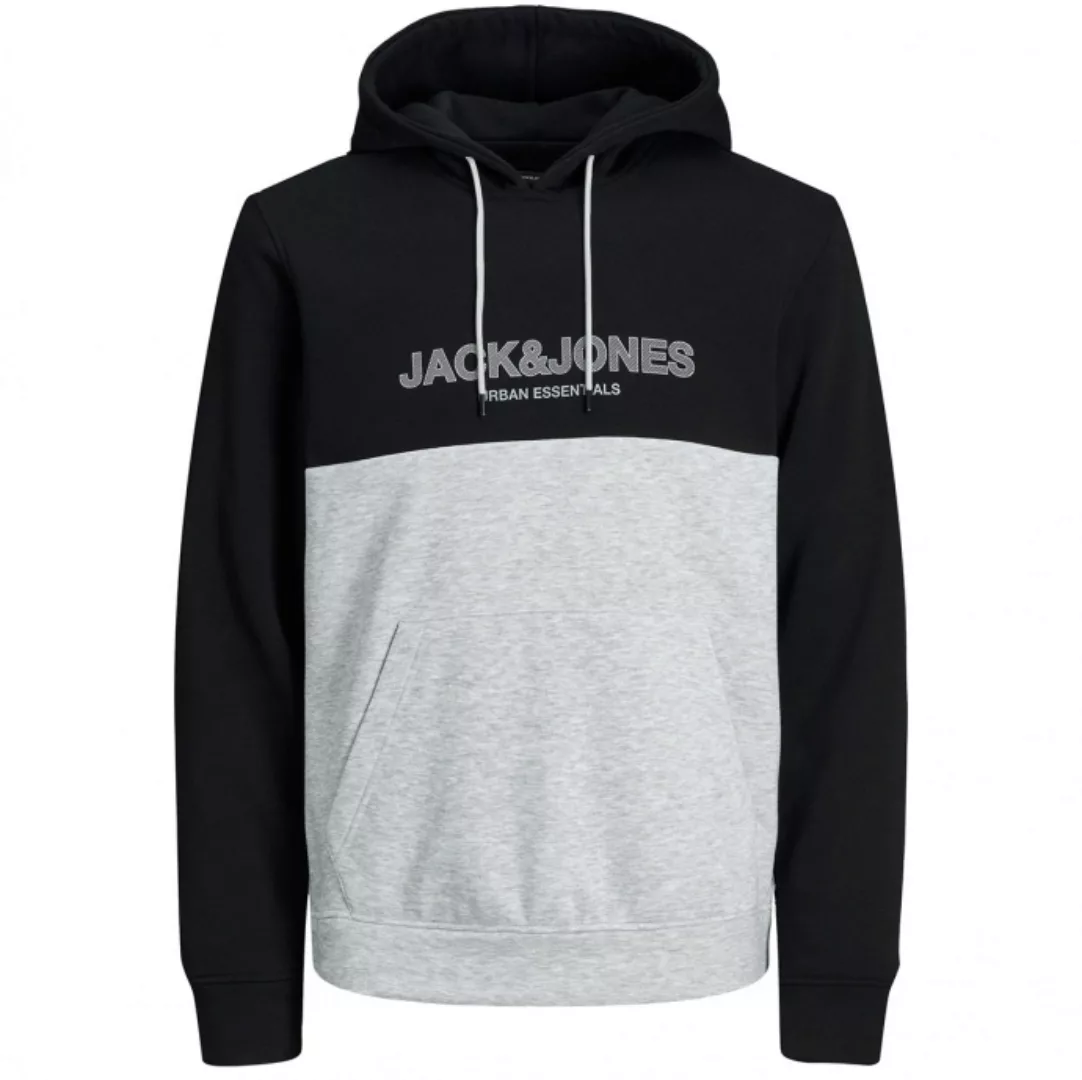 Jack&Jones Hoodie im Colorblock mit Logo-Print günstig online kaufen