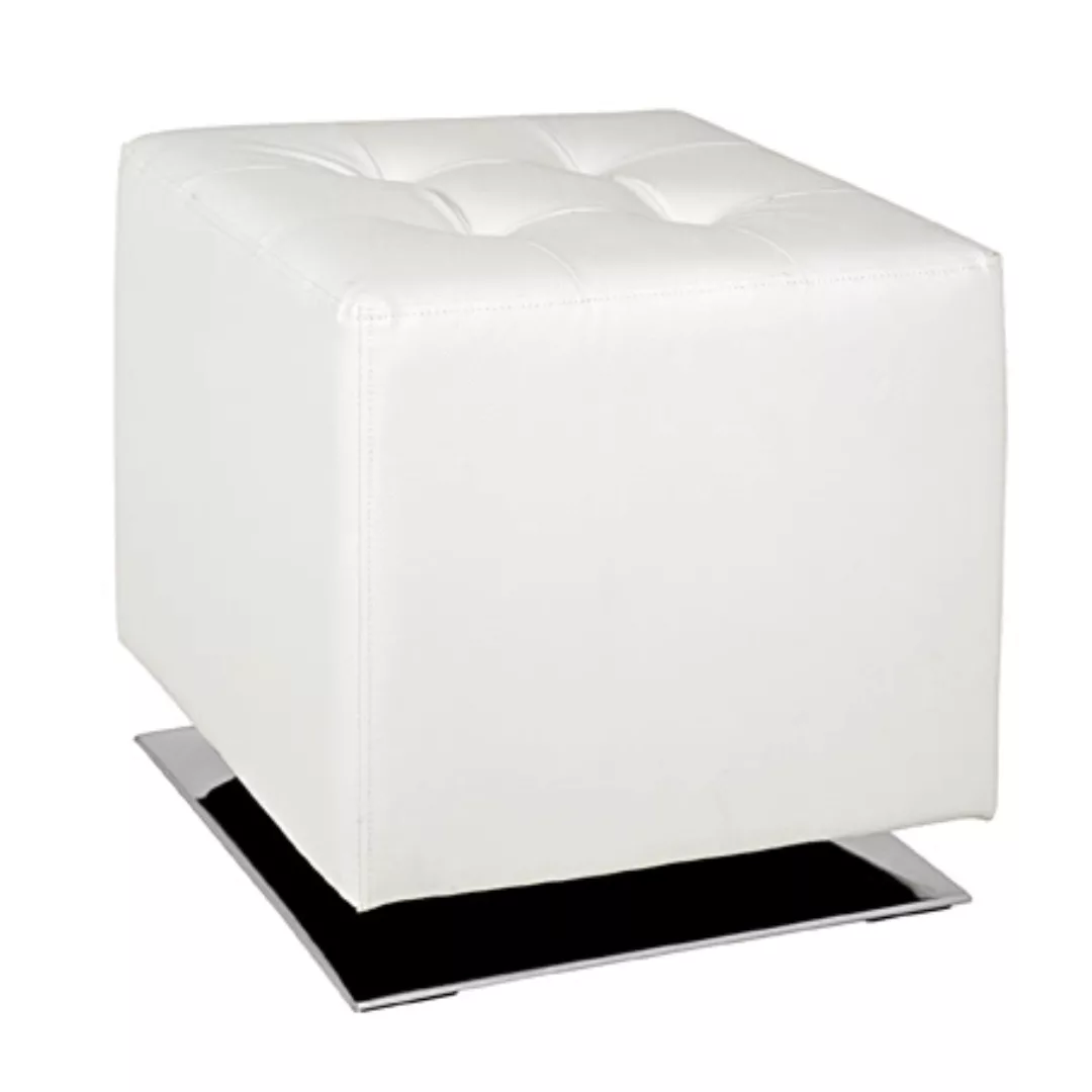 Hocker 30688 von HAKU Chrom / Weiss günstig online kaufen