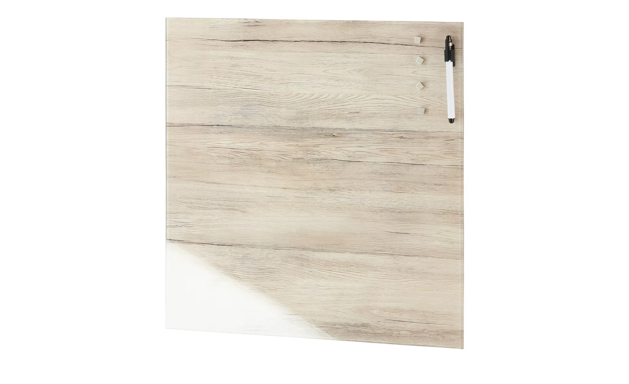 Memoboard 50x50 cm  Wood (Braun) - 50 cm - 50 cm - Sconto günstig online kaufen