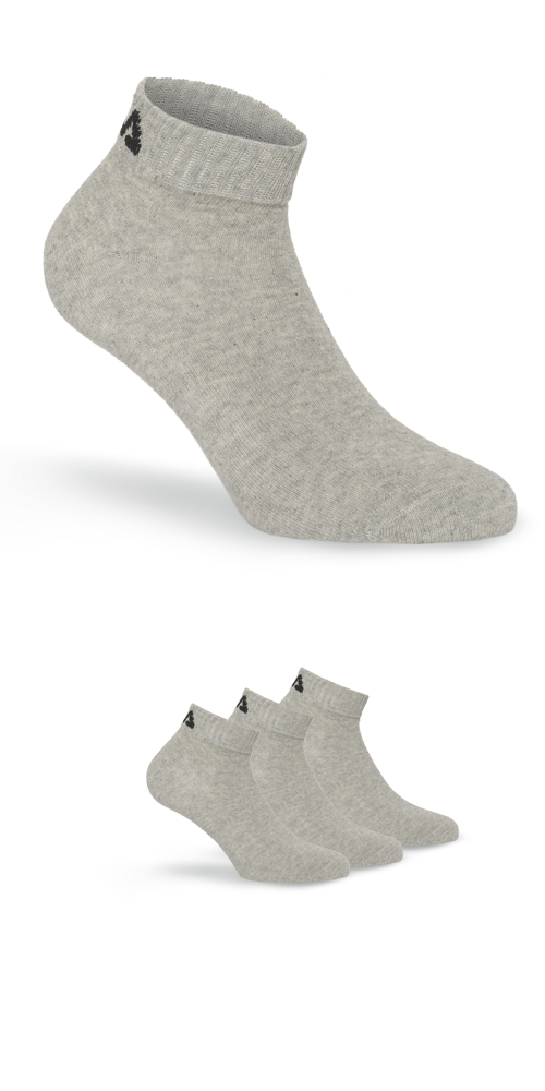 Fila Kurzsocken "UNISEX INVISIBLE PLAIN SOCKS", (3 Paar), mit Logostickerei günstig online kaufen