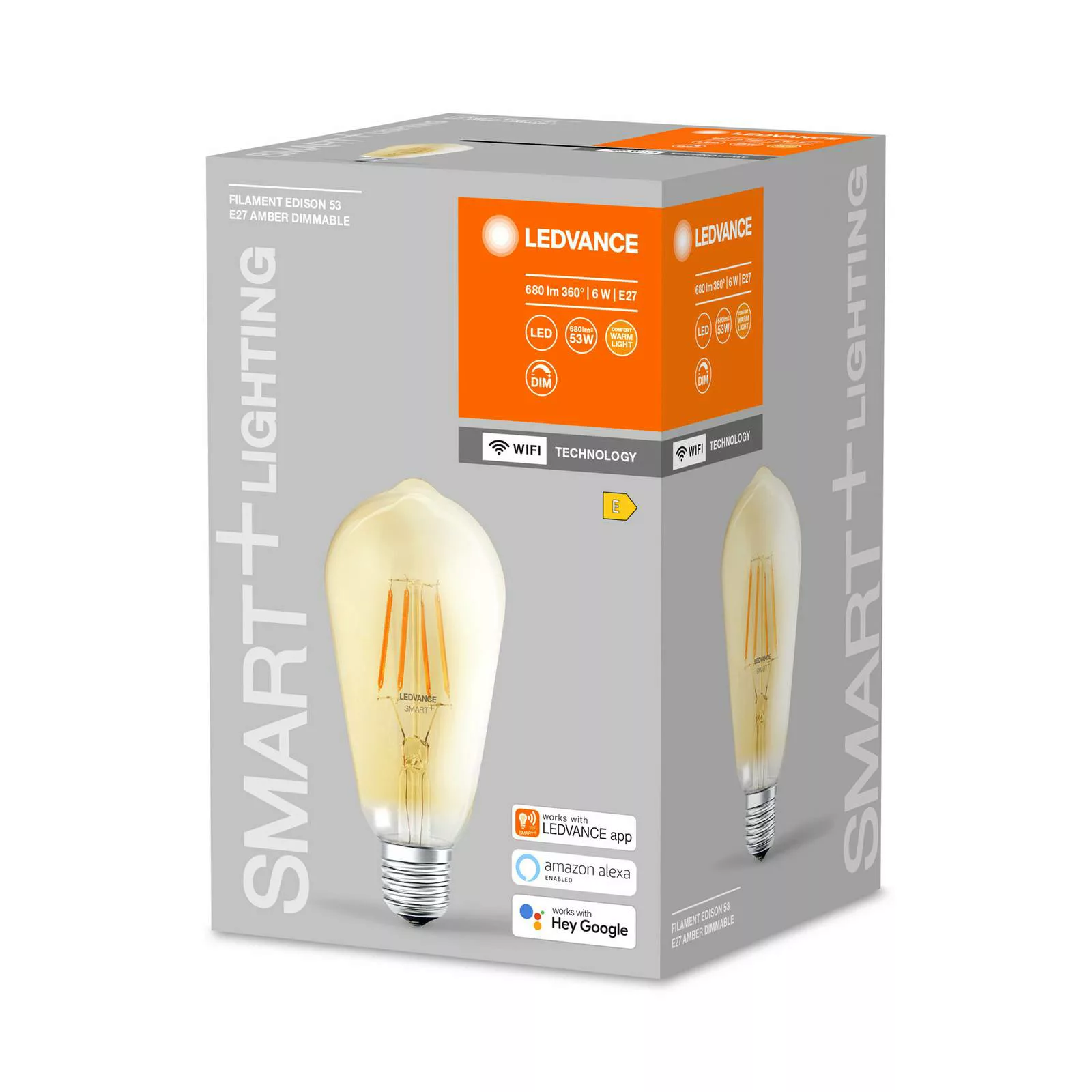 LEDVANCE SMART+ WiFi E27 6W Edison gold 2.400K günstig online kaufen