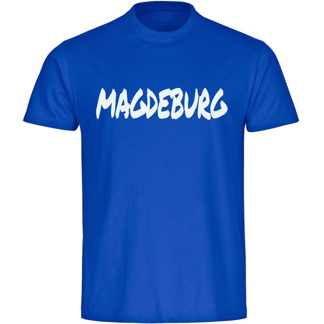 multifanshop T-Shirt Herren Magdeburg - Textmarker - Männer günstig online kaufen