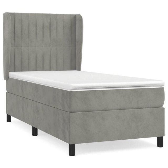 vidaXL Boxspringbett Bett Boxspringbett mit Matratze & Topper Samt versch. günstig online kaufen