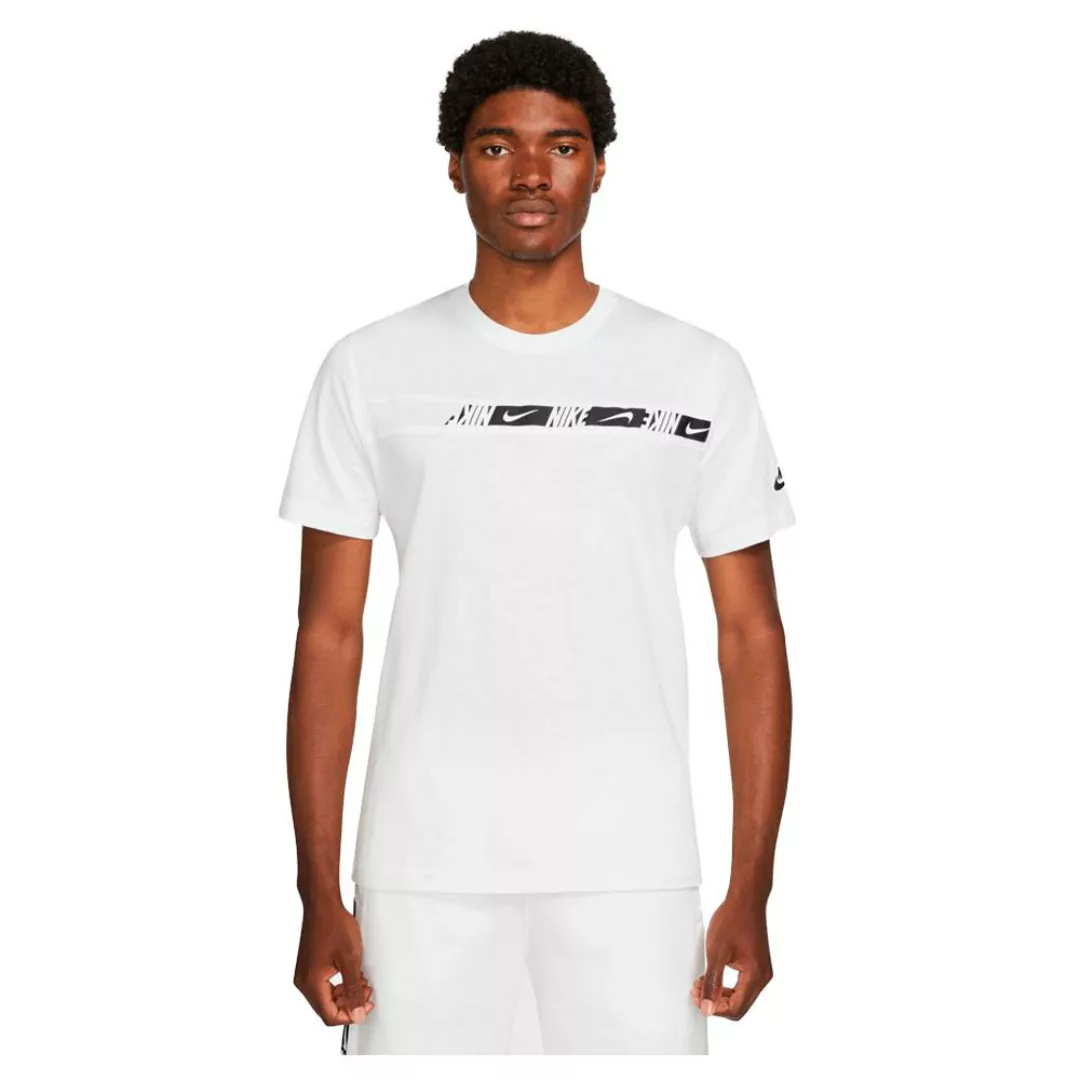 Nike Sportswear Repeat Dm4675 Kurzärmeliges T-shirt M White / White / Black günstig online kaufen
